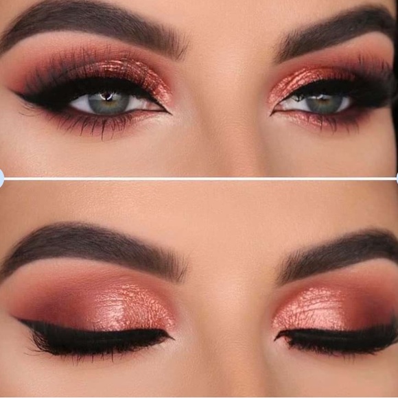 Huda Beauty Melted Liquid Eyeshadow Trio Set in Warm Browns BNIB - Picture 8 of 16